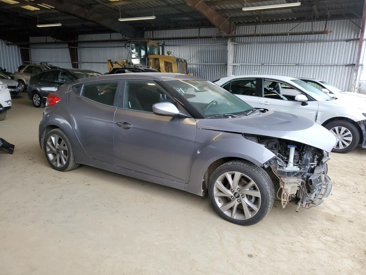2017 Hyundai Veloster VIN KMHTC6AD9HU309099 Copart auction photo, front end damage thumbnail 4