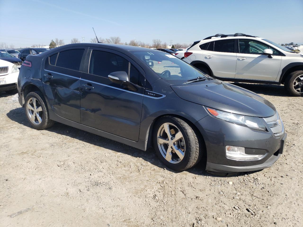 2013 Chevrolet Volt VIN 1G1RH6E4XDU141910 Copart auction photo, undercarriage / side damage thumbnail 4