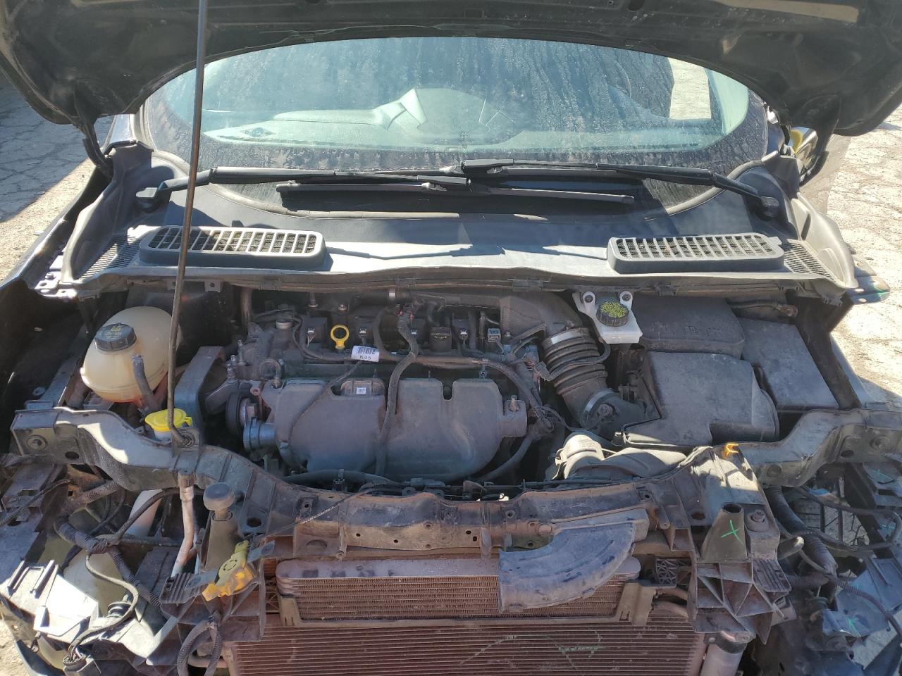 2017 Ford Escape VIN 1FMCU9G97HUC02778 Copart auction photo, front end / minor dent/scratches damage thumbnail 11