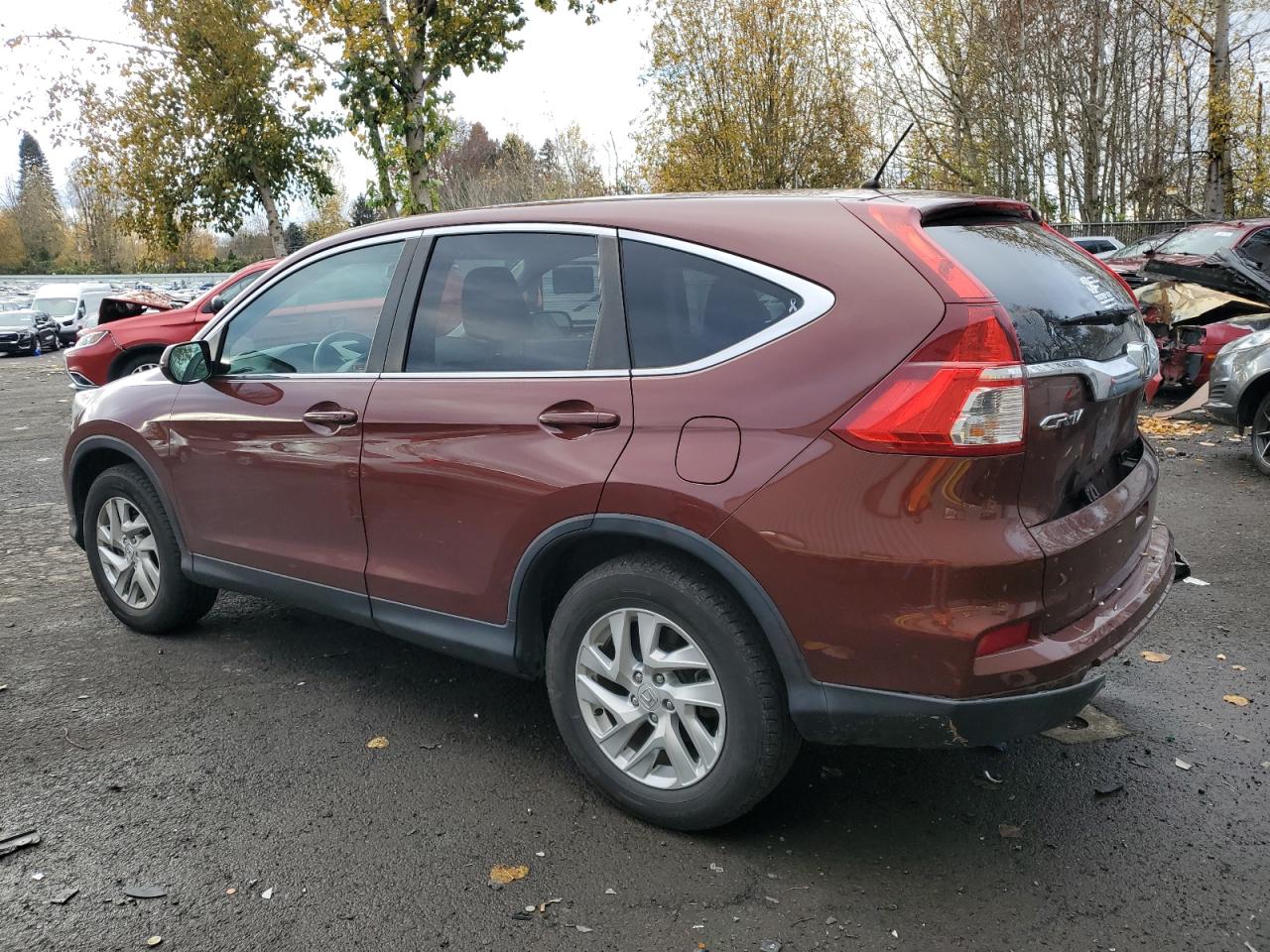 2016 Honda CR-V VIN 5J6RM4H56GL097470 Copart auction photo, rear end / undercarriage damage thumbnail 2