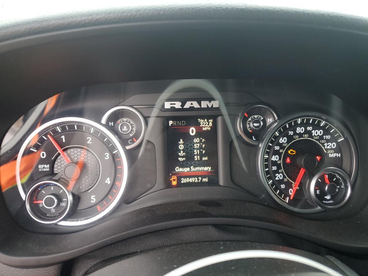 2022 RAM 3500 VIN 3C63RRGL7NG402292 Copart auction photo, front end / side damage thumbnail 8