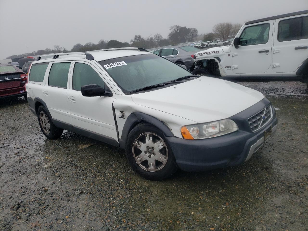 2006 Volvo XC70 VIN YV4SZ592061218004 Copart auction photo, front end / side damage thumbnail 4
