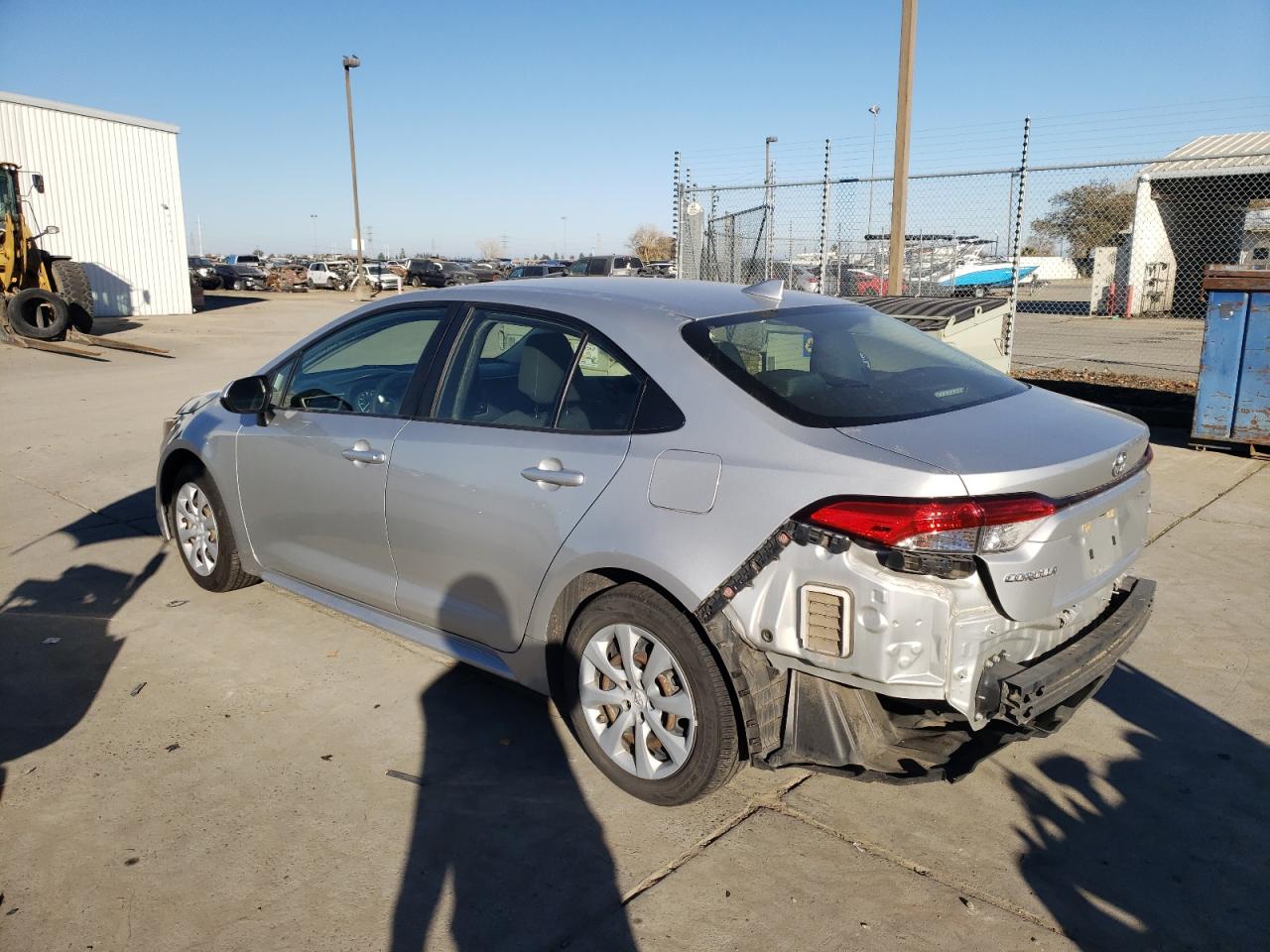 2020 Toyota Corolla VIN JTDEPRAE1LJ051053 Copart auction photo, side / rear end damage thumbnail 2