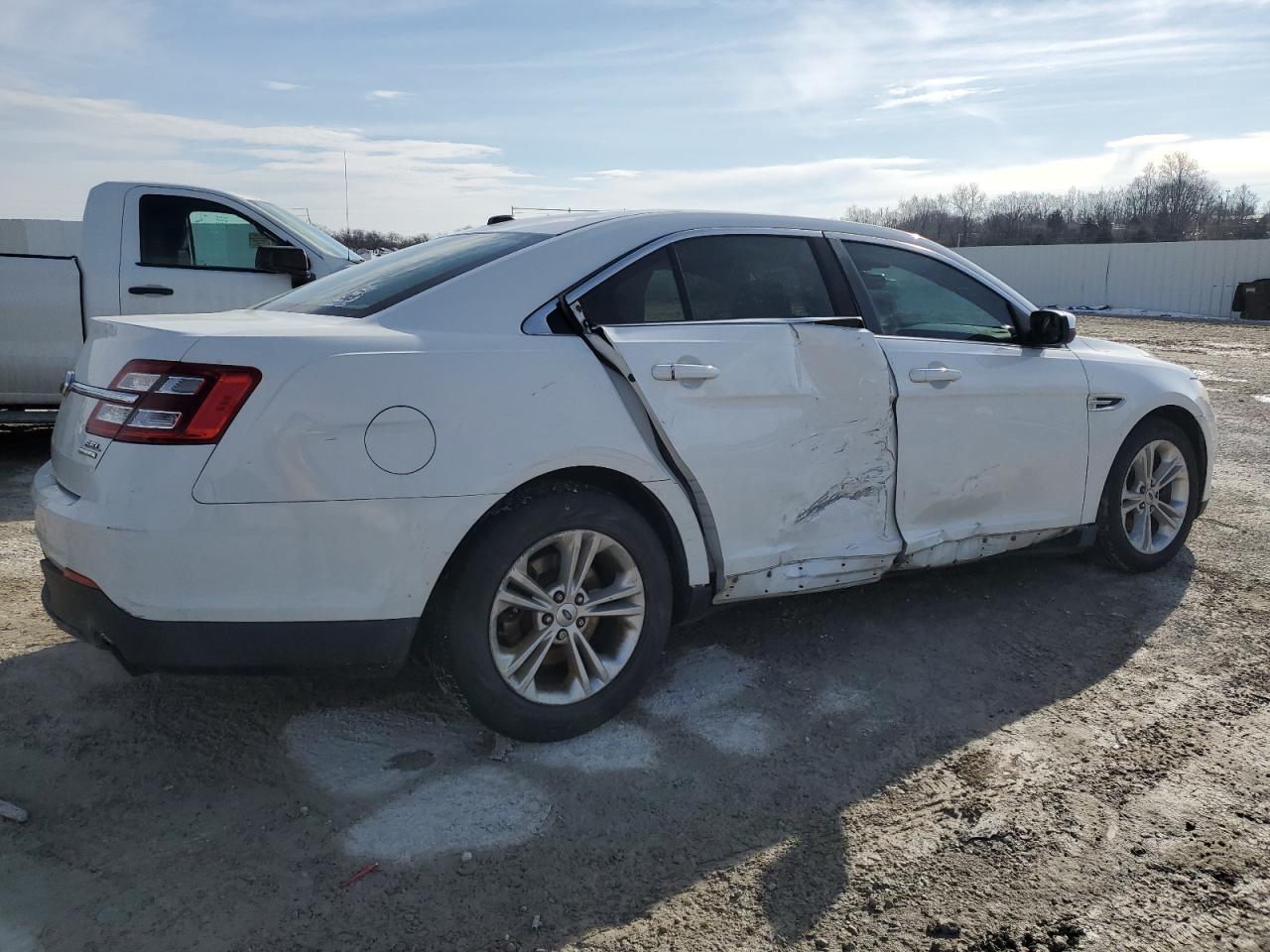 2013 Ford Taurus VIN 1FAHP2E88DG199116 Copart auction photo, side damage thumbnail 3
