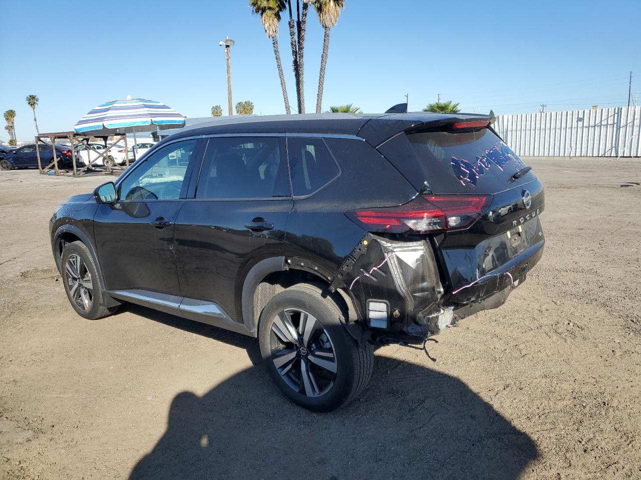 2021 Nissan Rogue VIN 5N1AT3CA0MC824288 Copart auction photo, rear end damage thumbnail 2