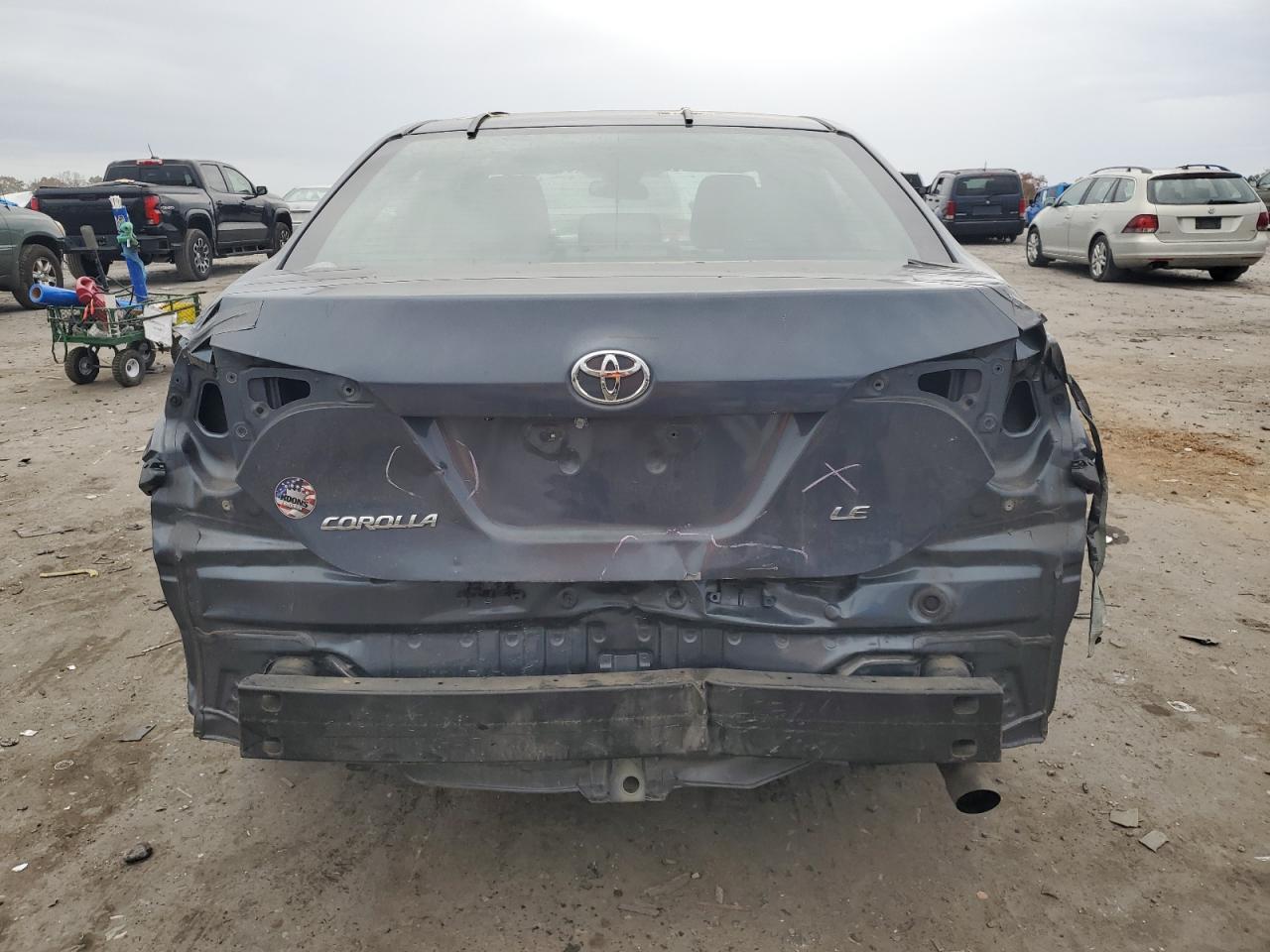 2018 Toyota Corolla VIN 2T1BURHE5JC069338 Copart auction photo, rear end / front end damage thumbnail 6