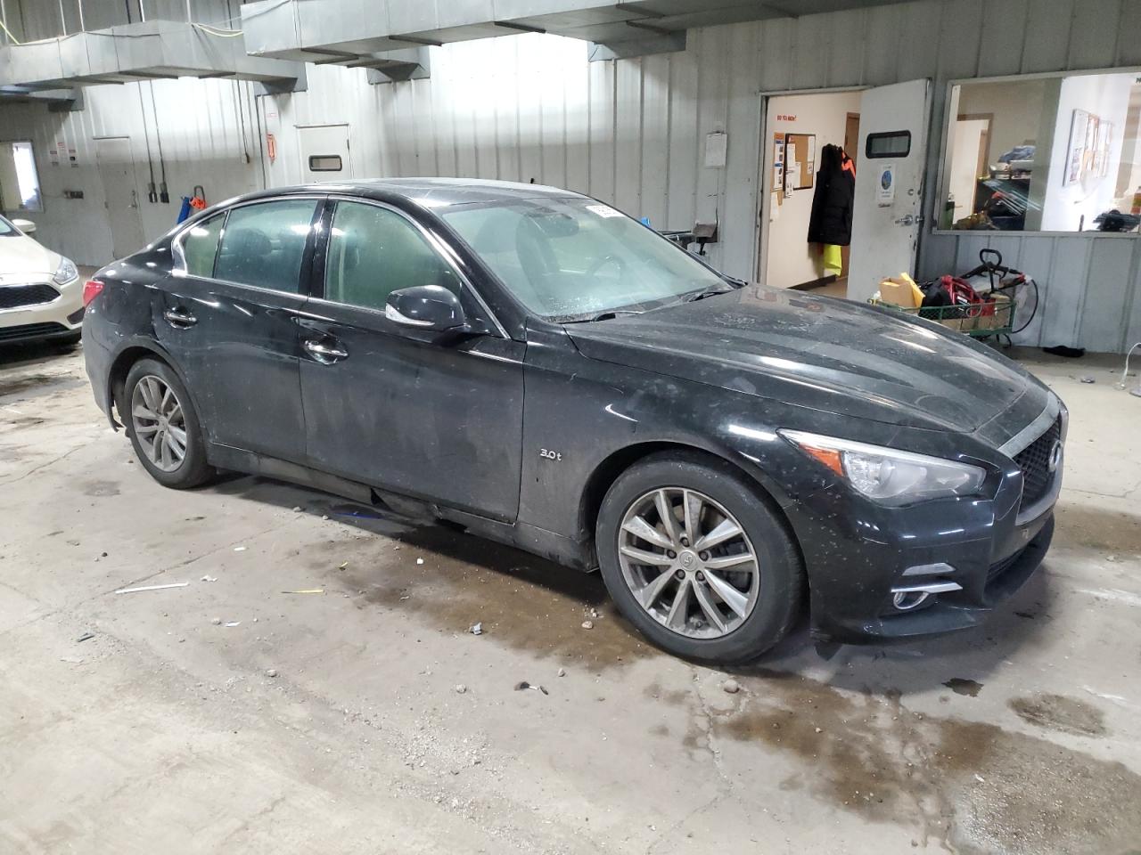 2017 Infiniti Q50 VIN JN1EV7AR4HM830890 Copart auction photo, vandalism damage thumbnail 4