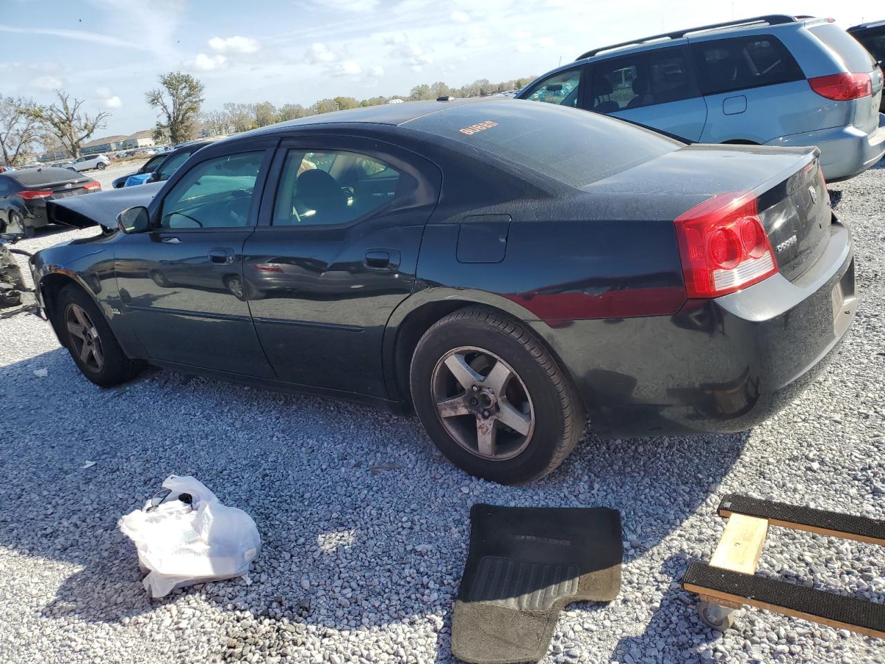 2010 Dodge Charger VIN 2B3CA3CV7AH187755 Copart auction photo, front end / side damage thumbnail 2