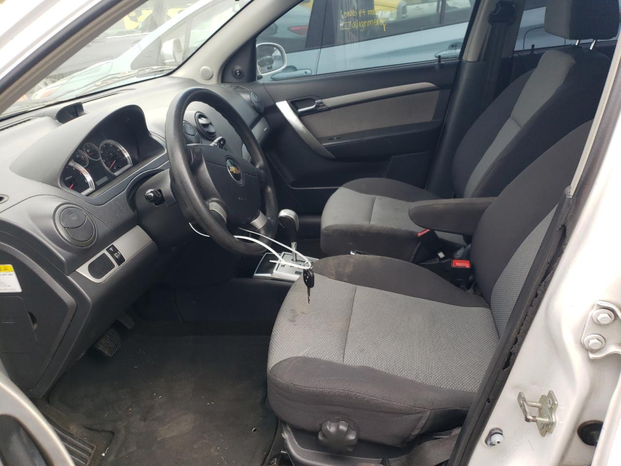 2009 Chevrolet Aveo VIN KL1TD66E79B659662 Copart auction photo, side damage thumbnail 7