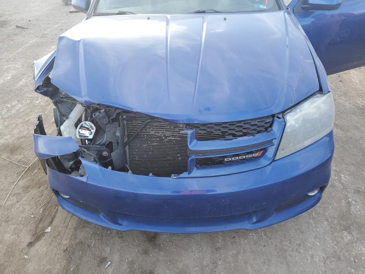 2013 Dodge Avenger VIN 1C3CDZCB0DN576252 Copart auction photo, front end damage thumbnail 11