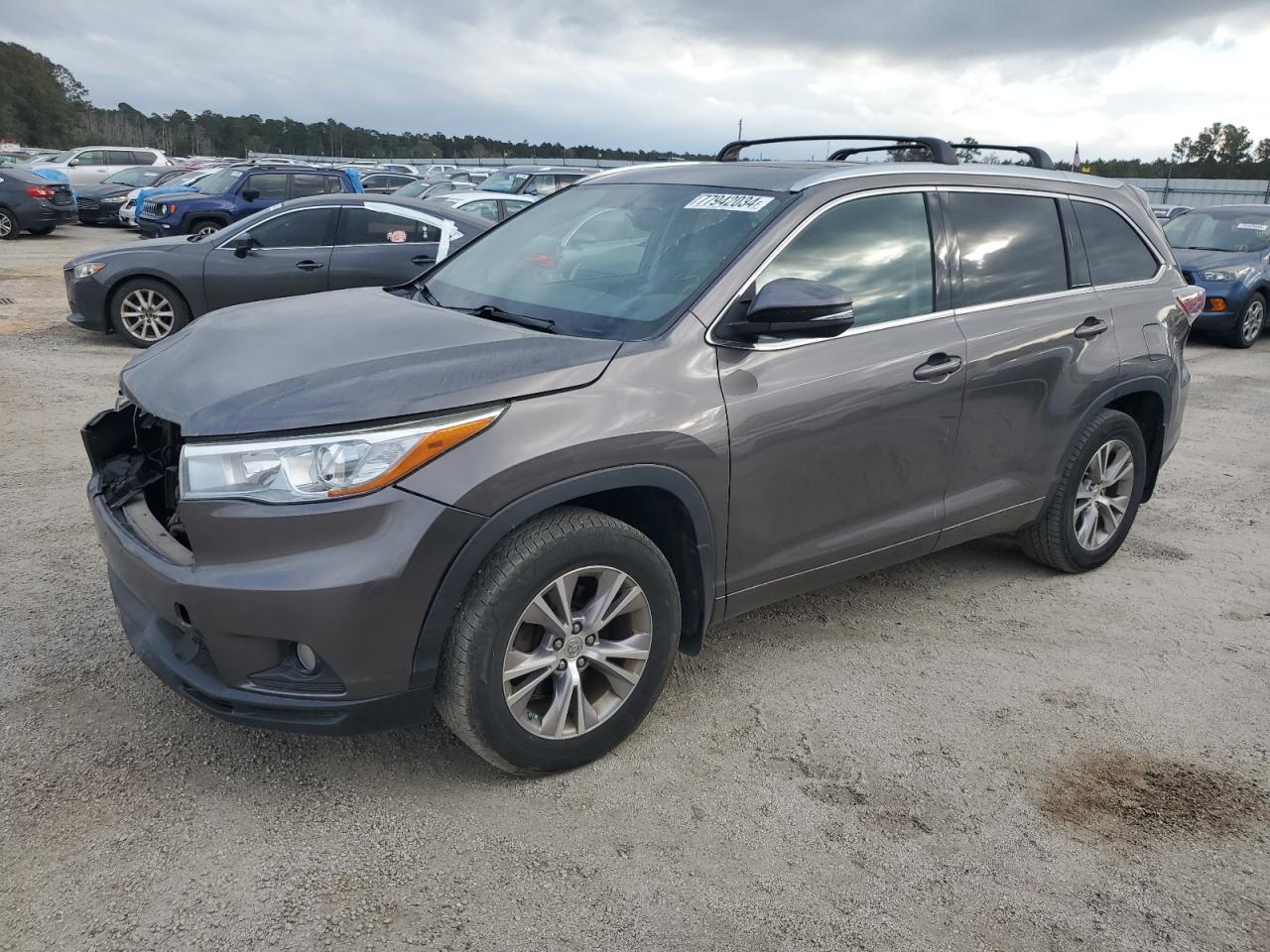 2015 Toyota Highlander VIN 5TDJKRFH5FS076433
