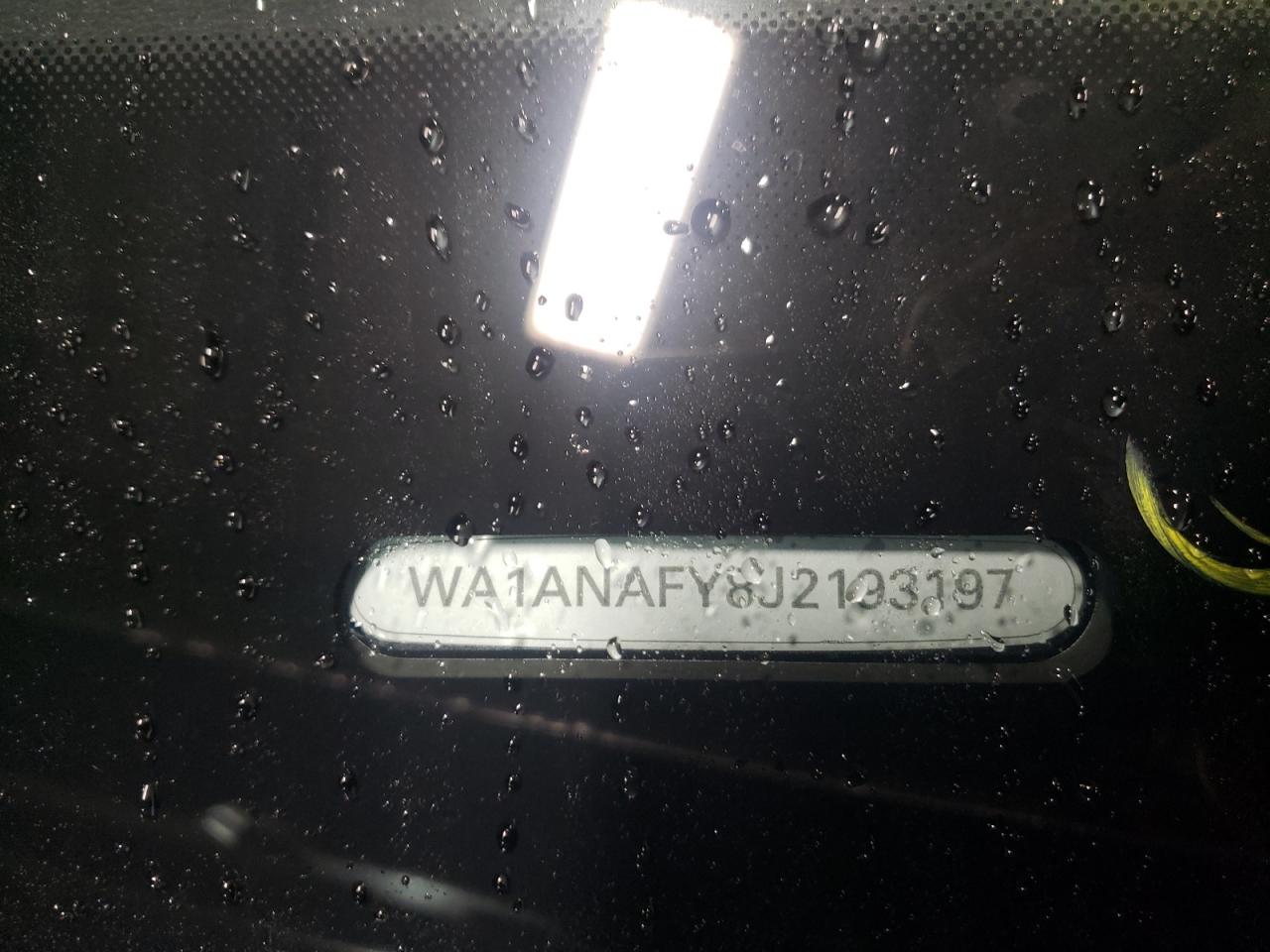 2018 Audi Q5 VIN WA1ANAFY8J2193197 Copart auction photo, side / front end damage thumbnail 13