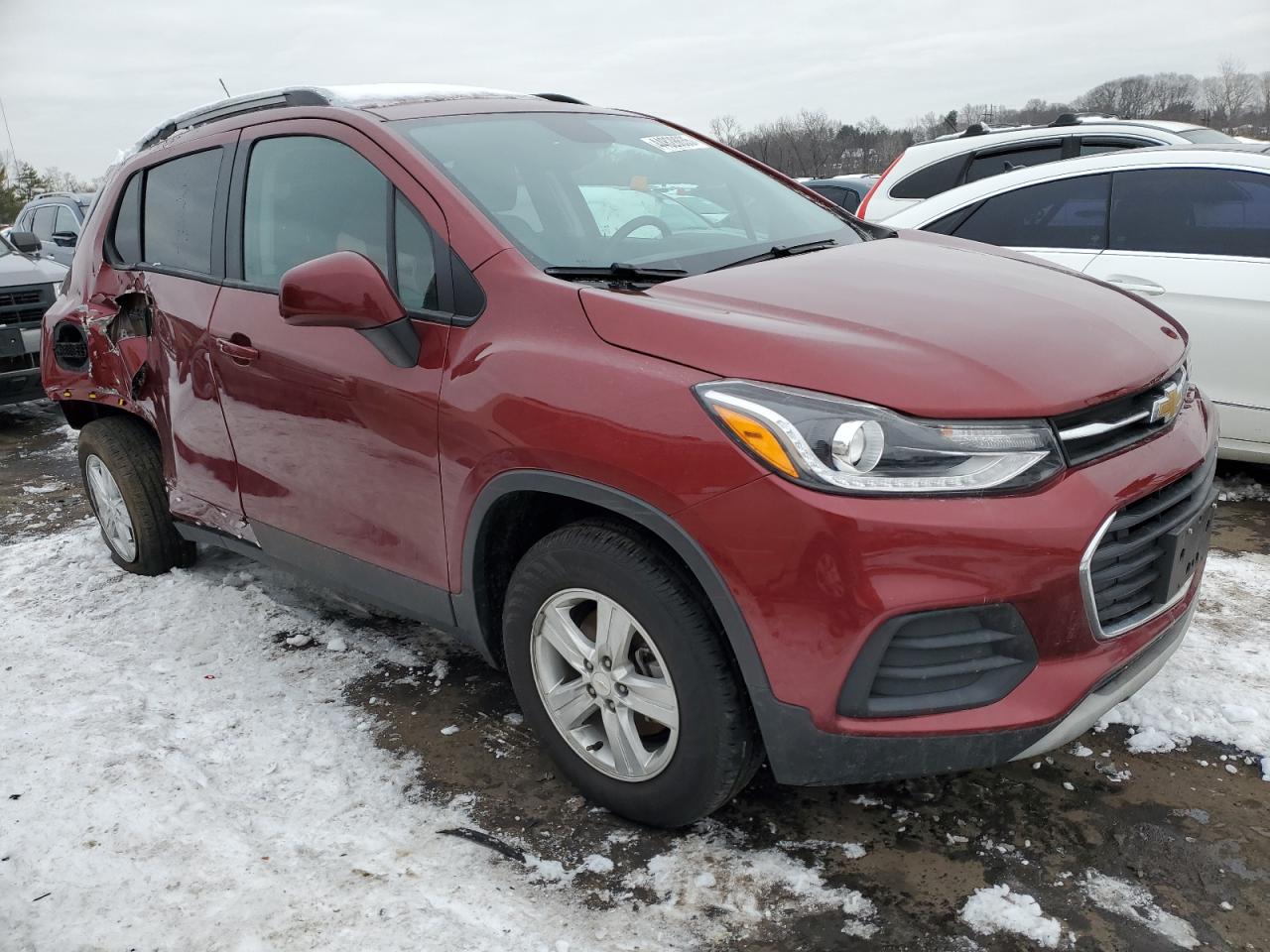 2022 Chevrolet Trax VIN KL7CJPSM1NB532952 Copart auction photo, rear end / side damage thumbnail 4