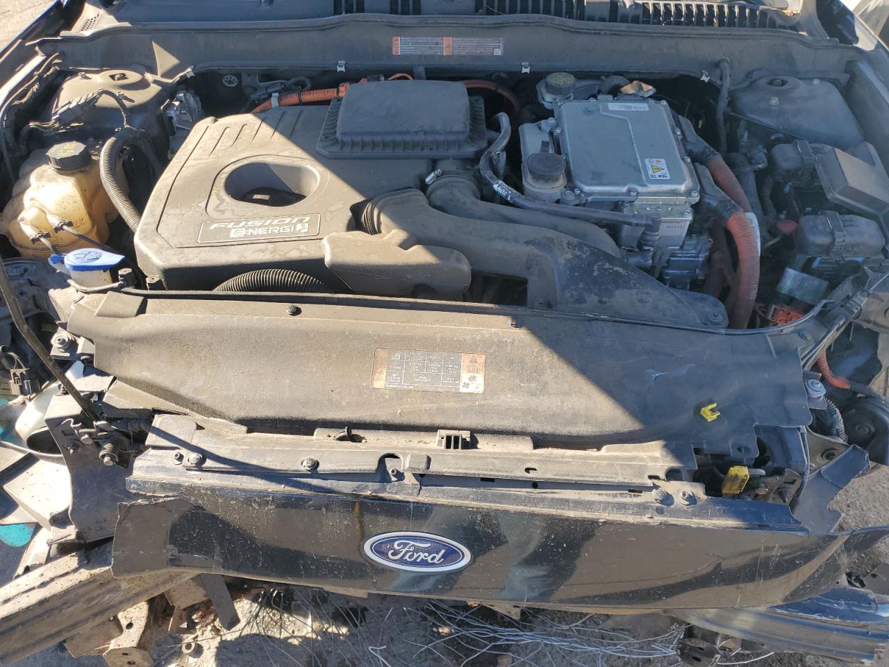 2015 Ford Fusion VIN 3FA6P0PU8FR284555 Copart auction photo, all over damage thumbnail 11