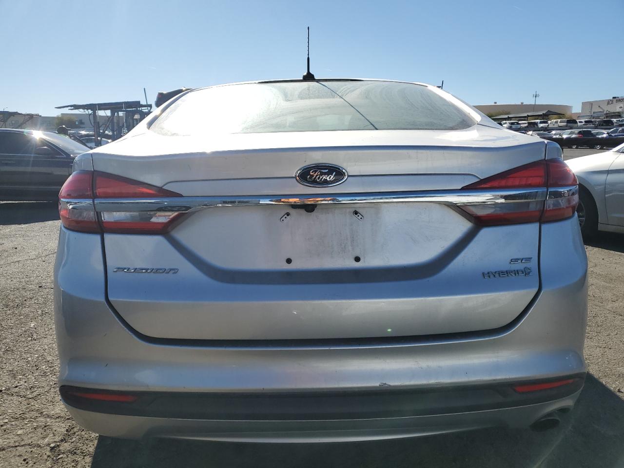 2018 Ford Fusion VIN 3FA6P0LU5JR140007 Copart auction photo, mechanical / front end damage thumbnail 6