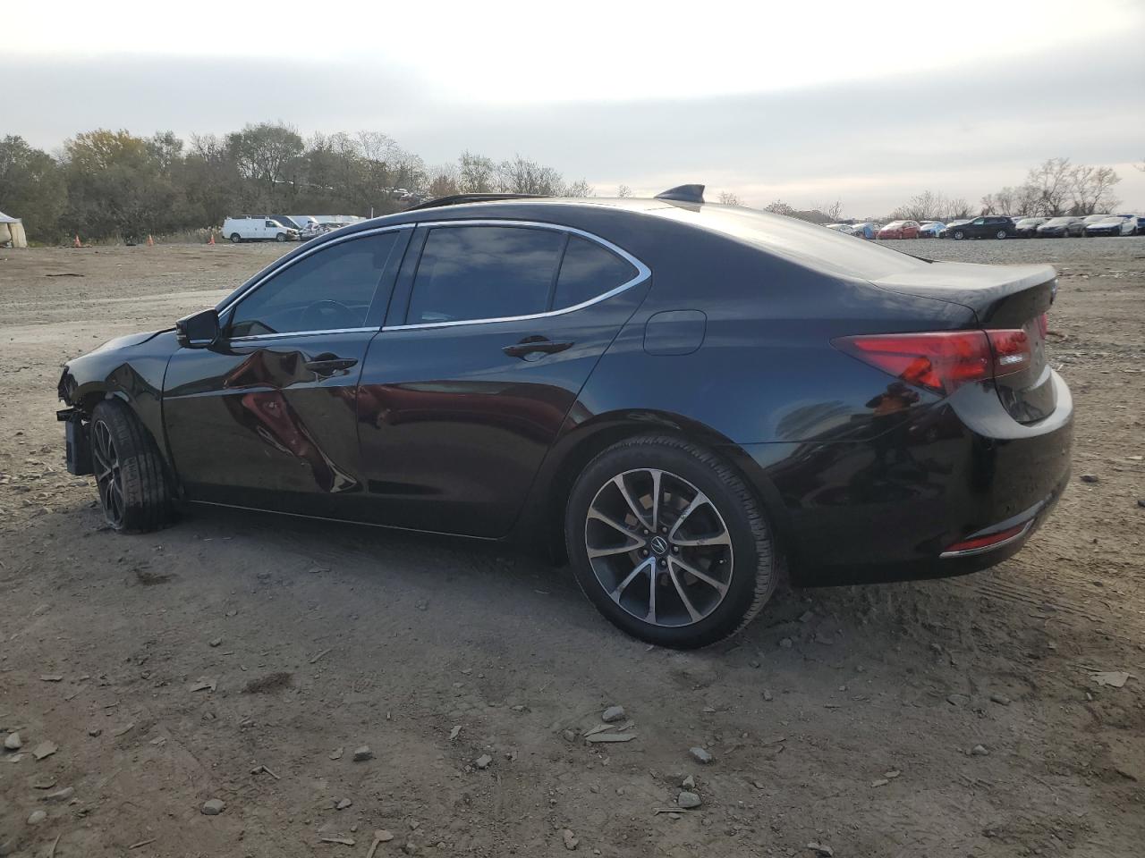 2016 Acura TLX VIN 19UUB3F50GA001624 Copart auction photo, front end / side damage thumbnail 2