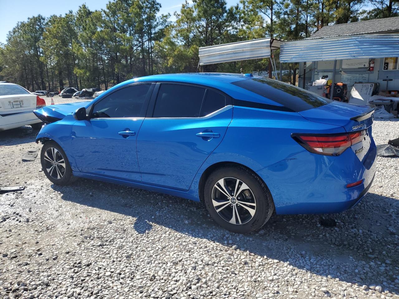 2022 Nissan Sentra VIN 3N1AB8CVXNY272950 Copart auction photo, front end / side damage thumbnail 2