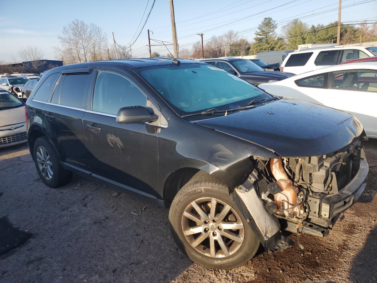 2014 Ford Edge VIN 2FMDK3KC3EBA25853 Copart auction photo, front end damage thumbnail 4