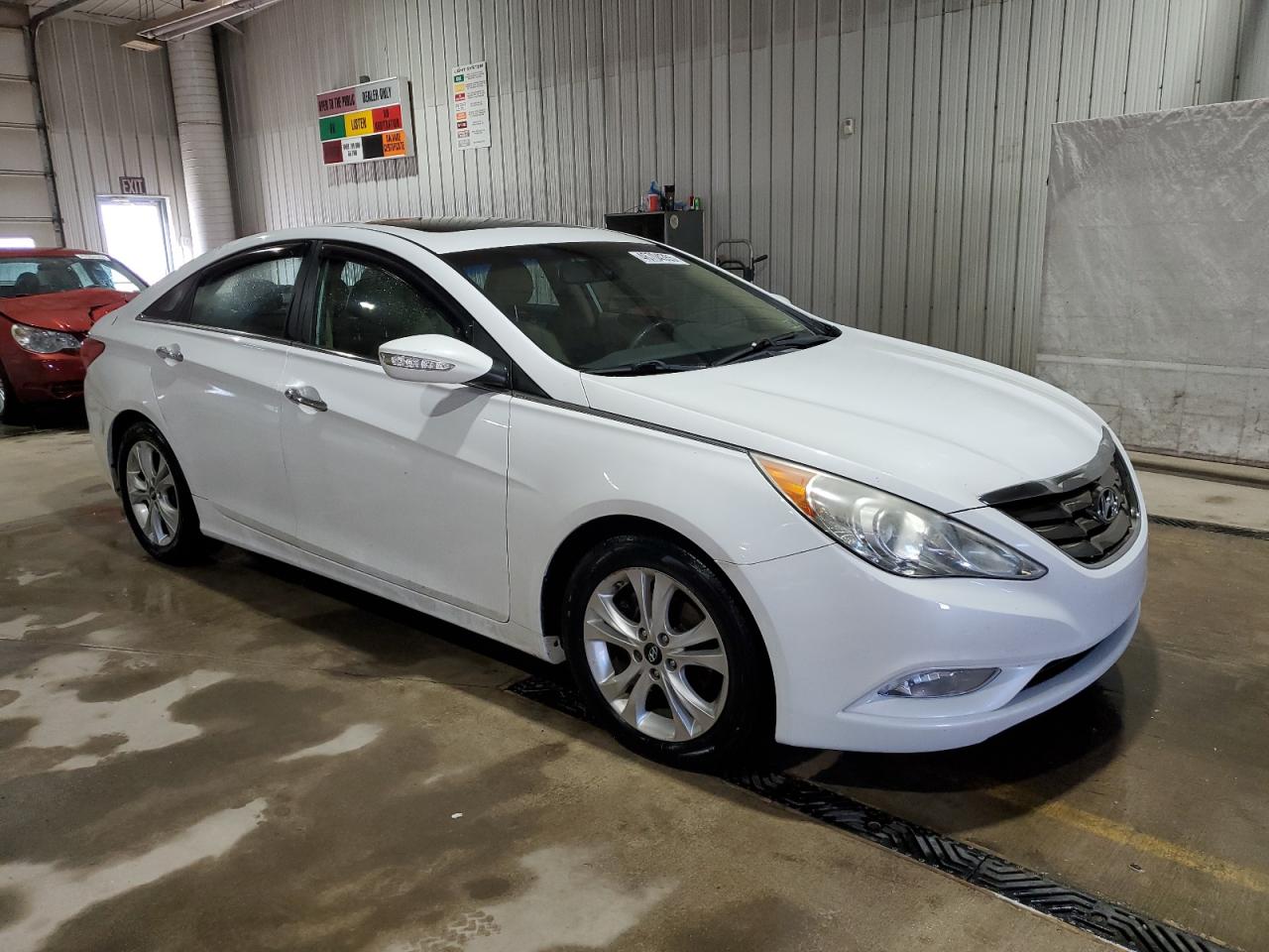 2011 Hyundai Sonata VIN 5NPEC4AB8BH303764 Copart auction photo, rear end / top/roof damage thumbnail 4