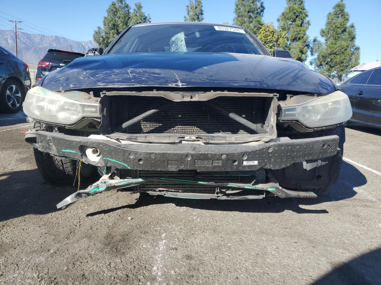 2014 BMW 3er VIN WBA3B1C54EP679691 Copart auction photo, front end damage thumbnail 5