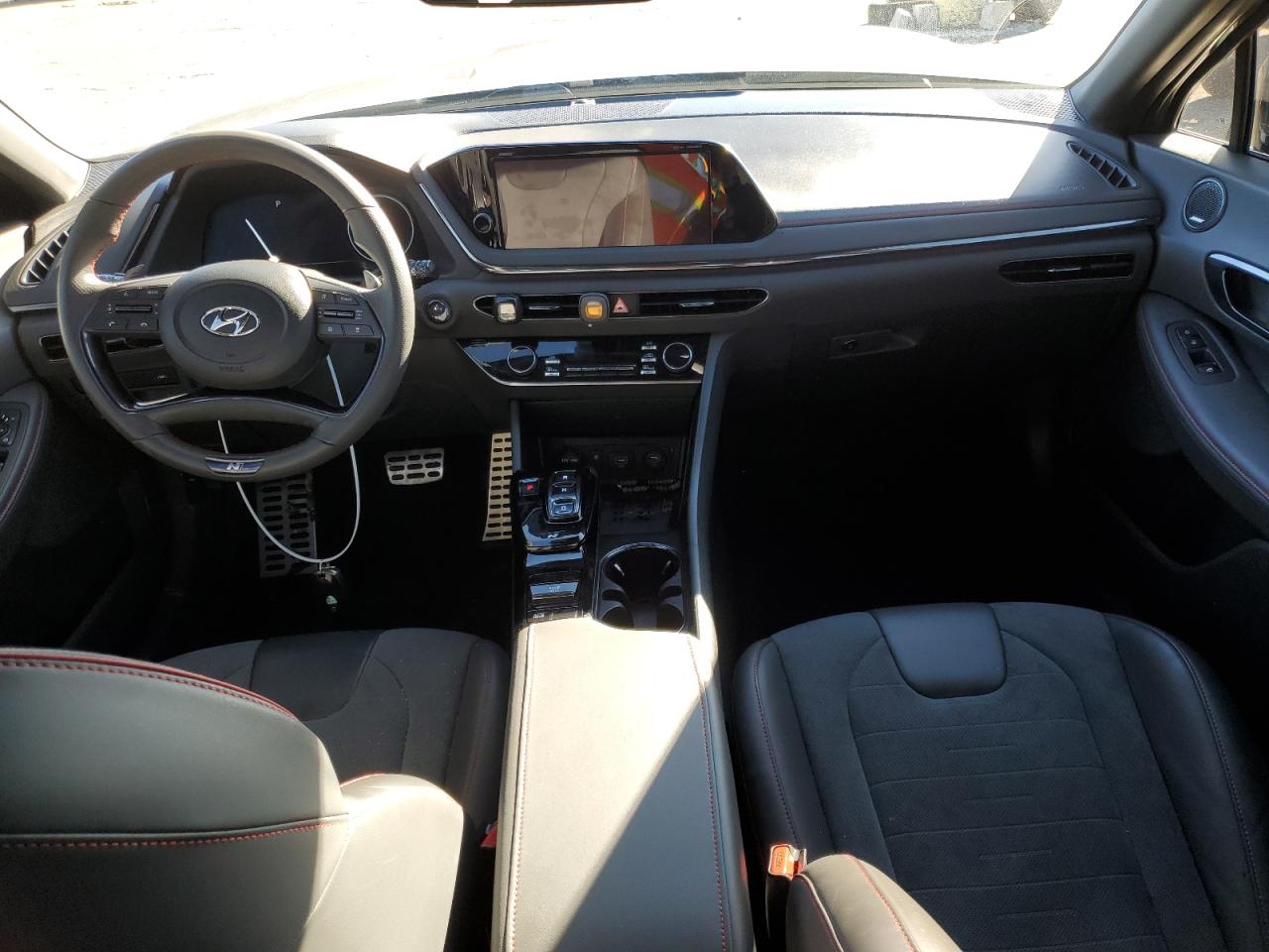2023 Hyundai Sonata VIN KMHL14JC1PA279520 Copart auction photo, undercarriage damage thumbnail 8