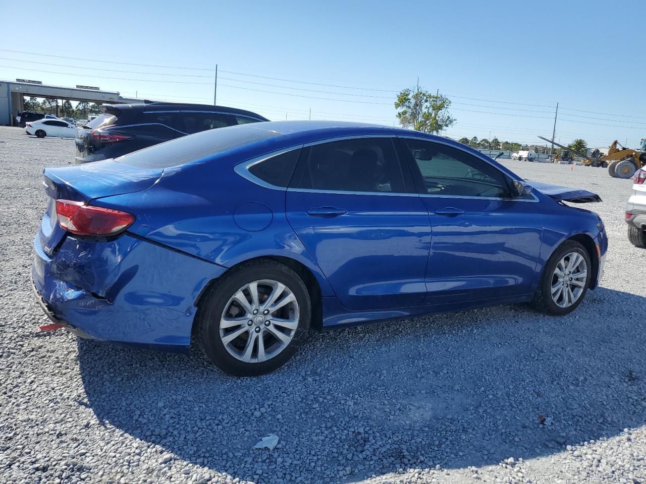 2015 Chrysler 200 VIN 1C3CCCAB6FN684882 Copart auction photo, front end / rear end damage thumbnail 3