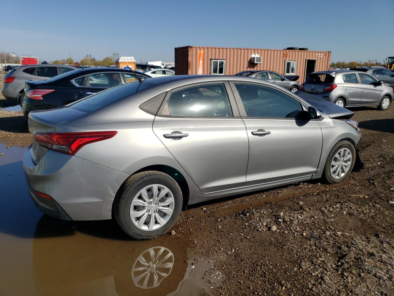 2022 Hyundai Accent VIN 3KPC24A60NE164123 Copart auction photo, front end damage thumbnail 3