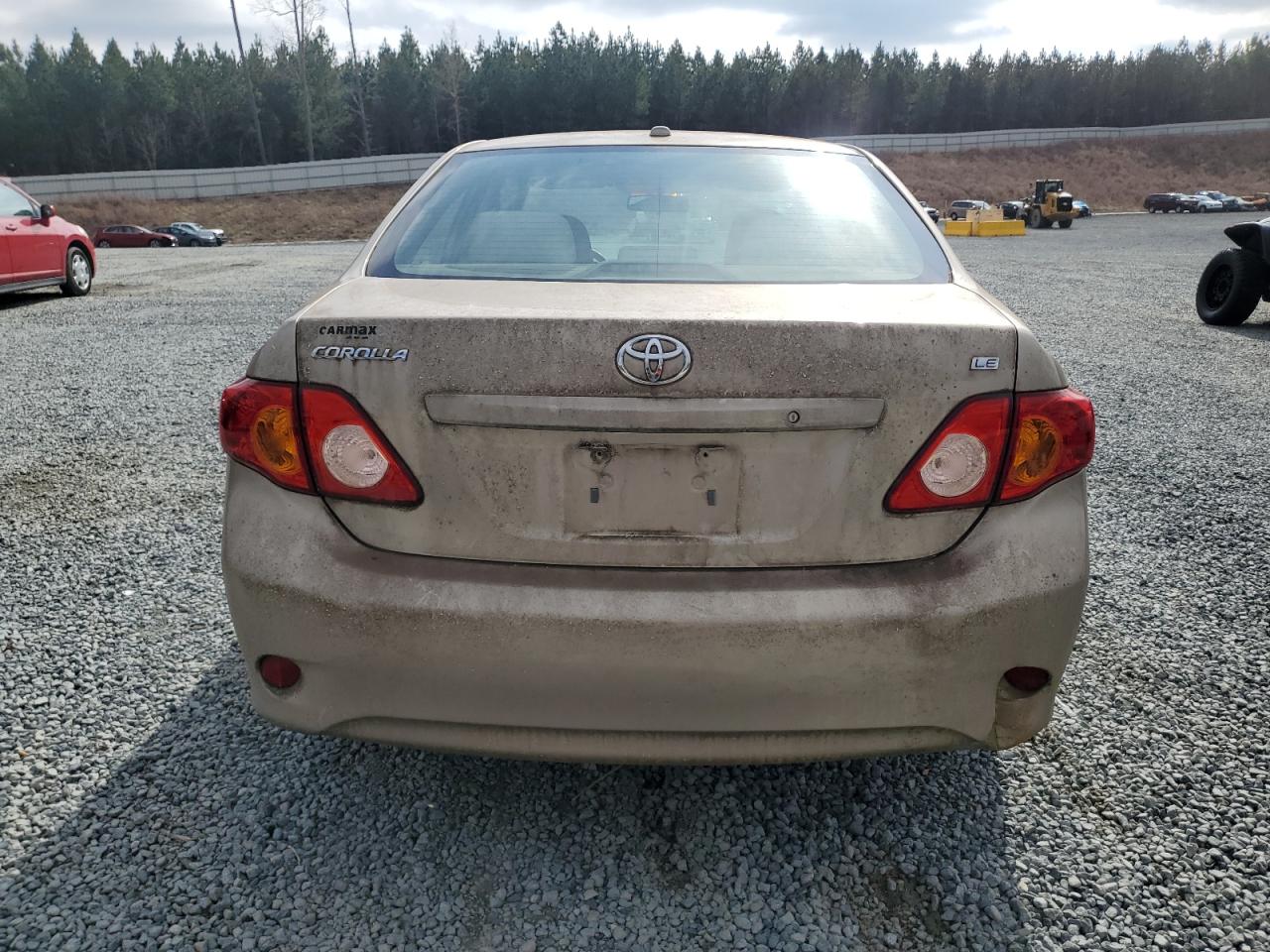 2009 Toyota Corolla VIN 1NXBU40E59Z007320 Copart auction photo, front end / rear end damage thumbnail 6