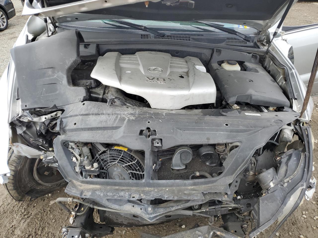 2009 Lexus GX VIN JTJBT20X490174351 Copart auction photo, front end / side damage thumbnail 12