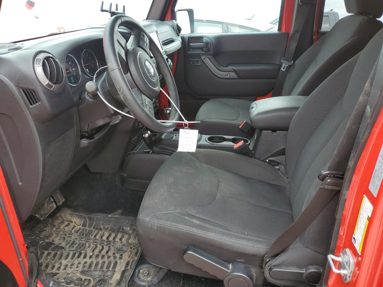 2018 Jeep Wrangler VIN 1C4BJWDG8JL889338 Copart auction photo, front end / undercarriage damage thumbnail 7