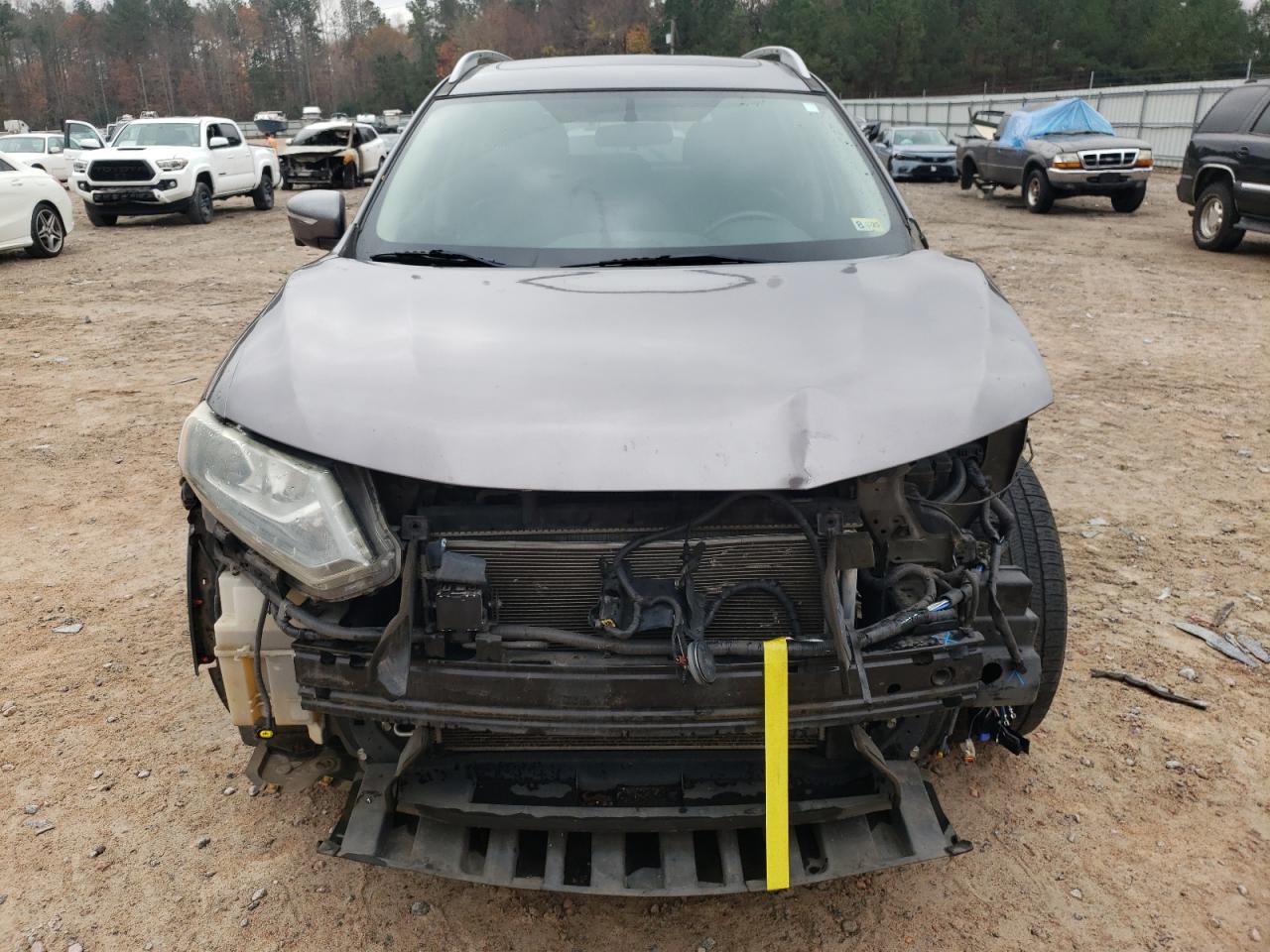 2015 Nissan Rogue VIN 5N1AT2MT6FC897890 Copart auction photo, front end / rear end damage thumbnail 5