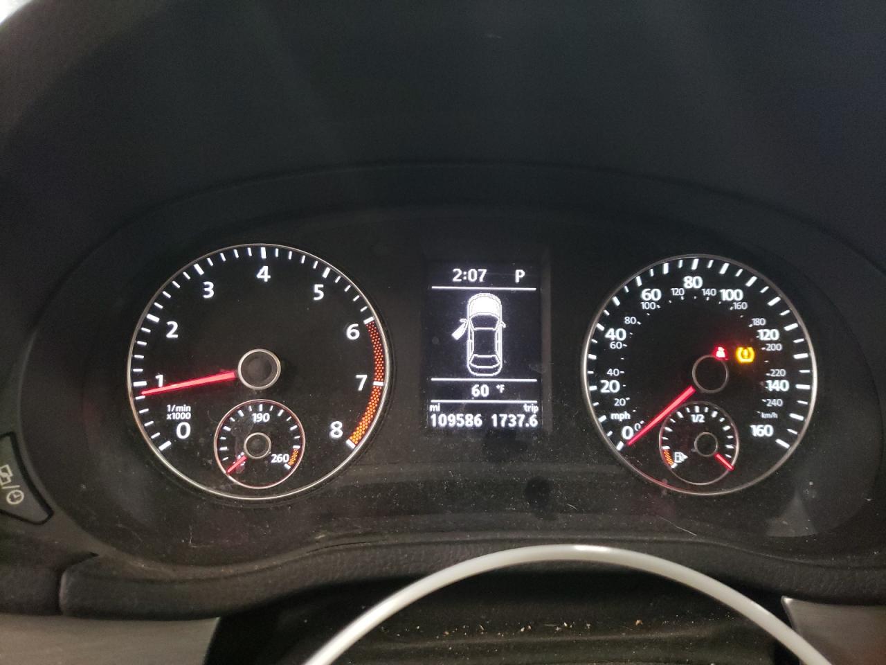 2015 Volkswagen Passat VIN 1VWBT7A35FC007287 Copart auction photo, side damage thumbnail 9