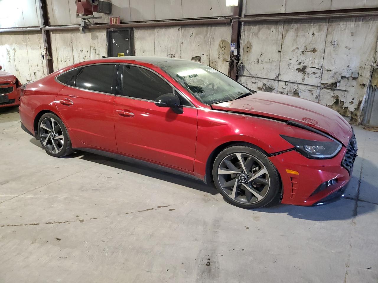 2021 Hyundai Sonata VIN 5NPEJ4J24MH082785 Copart auction photo, front end / minor dent/scratches damage thumbnail 4