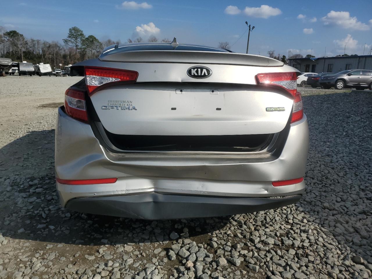 2013 KIA Optima VIN KNAGM4AD5D5045842 Copart auction photo, rear end damage thumbnail 6