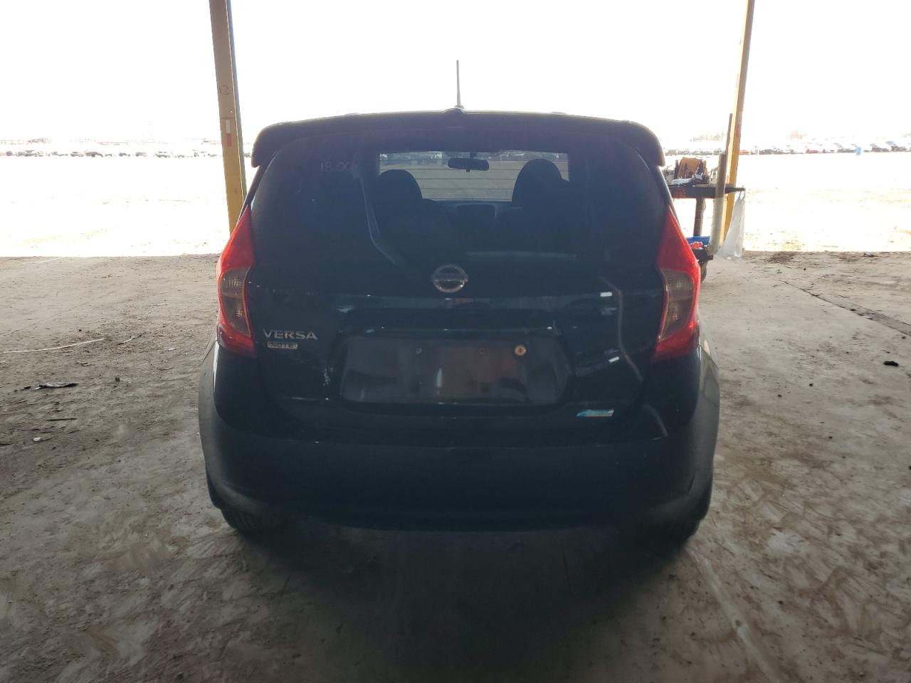 2014 Nissan Versa VIN 3N1CE2CP4EL370674 Copart auction photo, front end / vandalism damage thumbnail 6