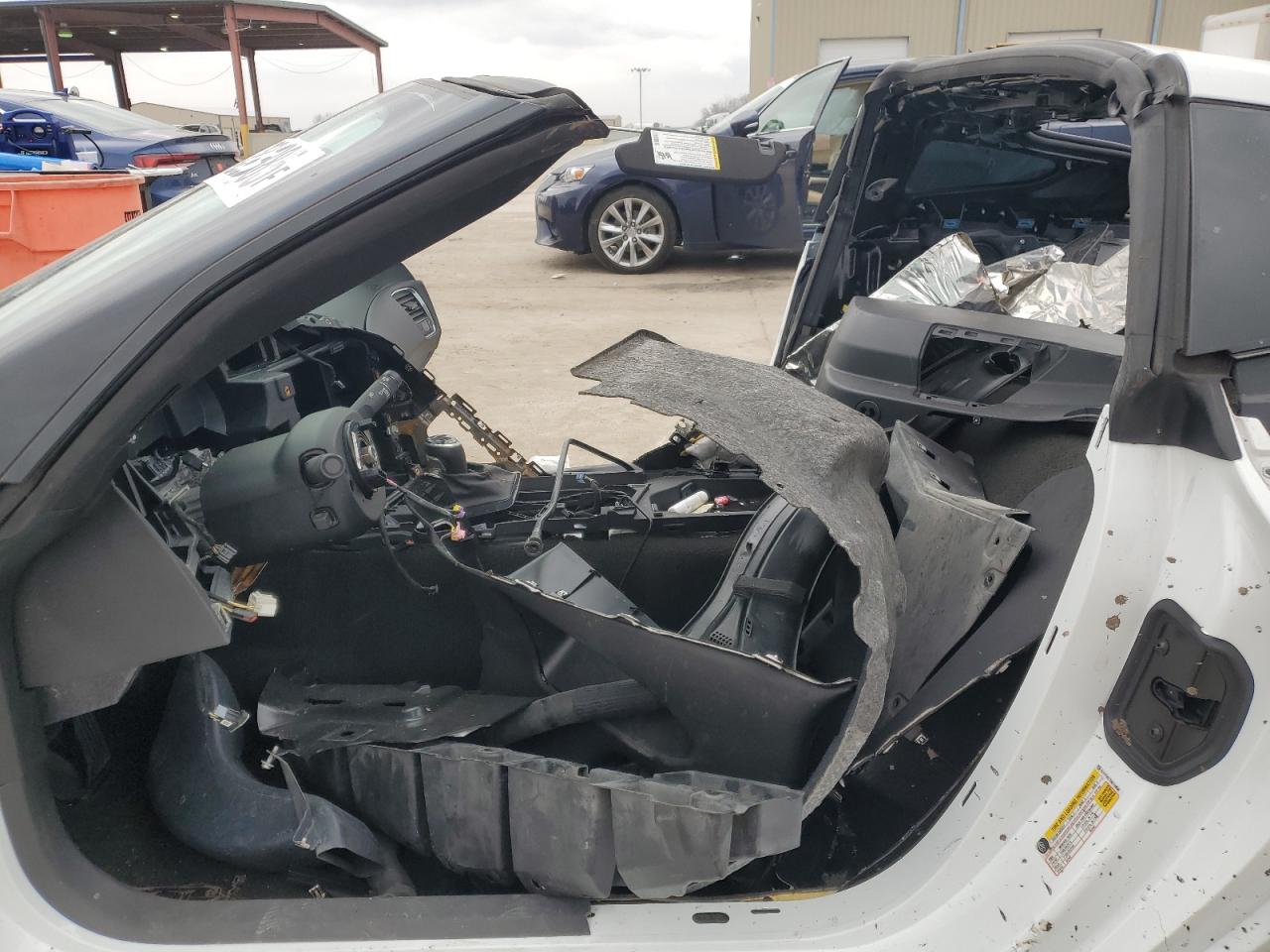 2017 Chevrolet Corvette VIN 1G1YY2D77H5110856 Copart auction photo, stripped damage thumbnail 7