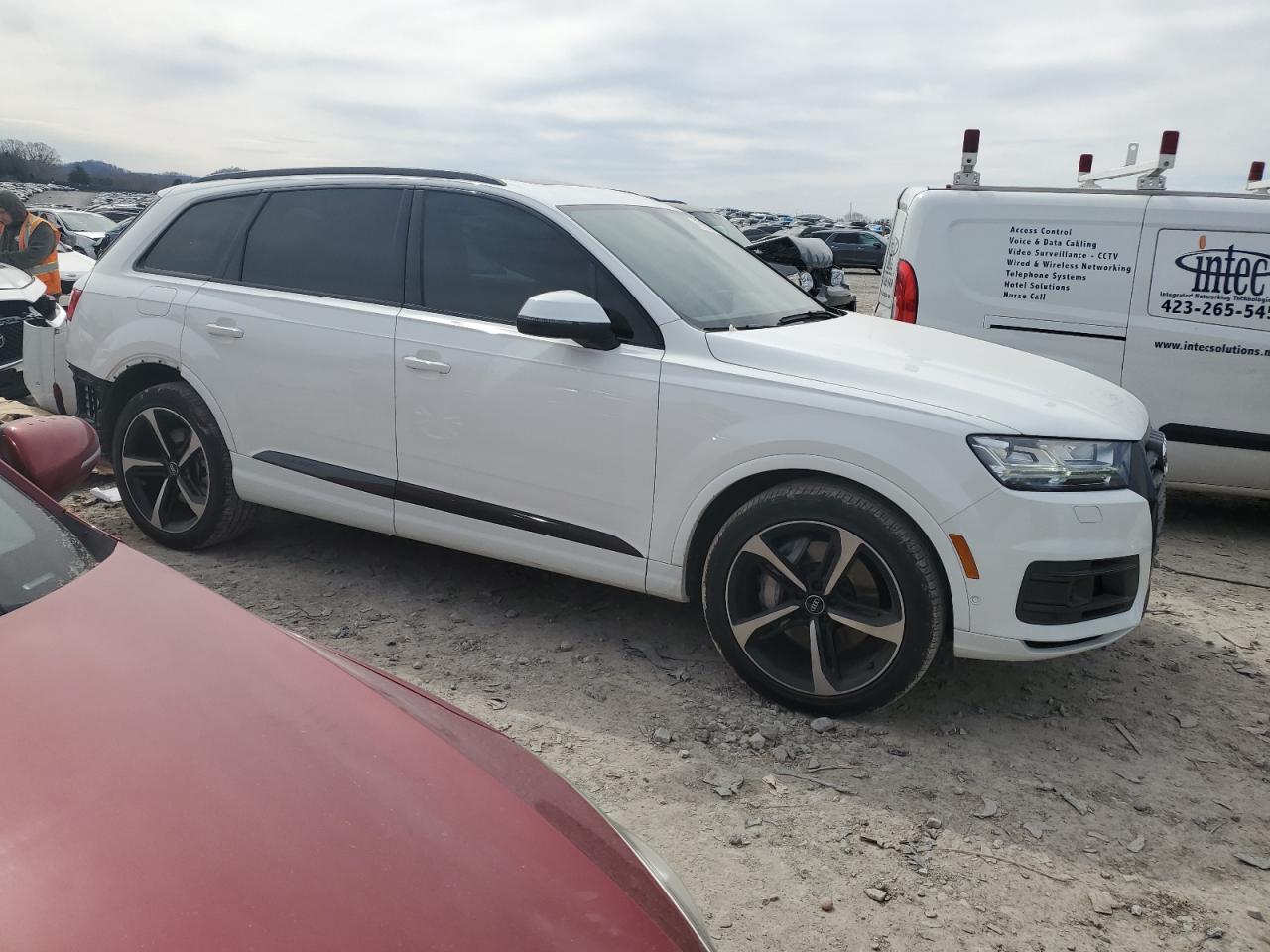 2019 Audi Q7 VIN WA1VAAF72KD000231 Copart auction photo, rear end damage thumbnail 4
