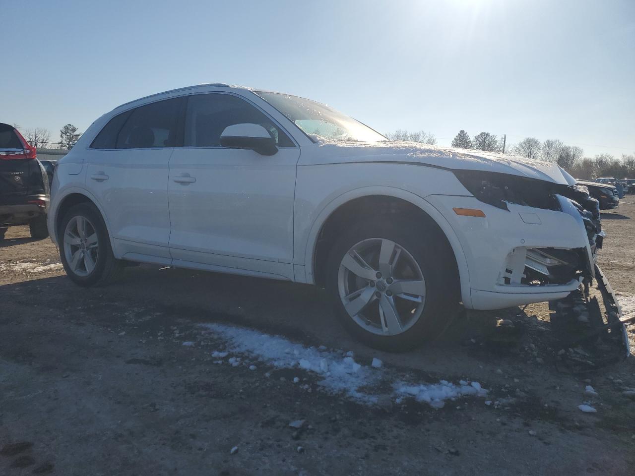 2018 Audi Q5 VIN WA1BNAFY1J2036468 Copart auction photo, front end damage thumbnail 4
