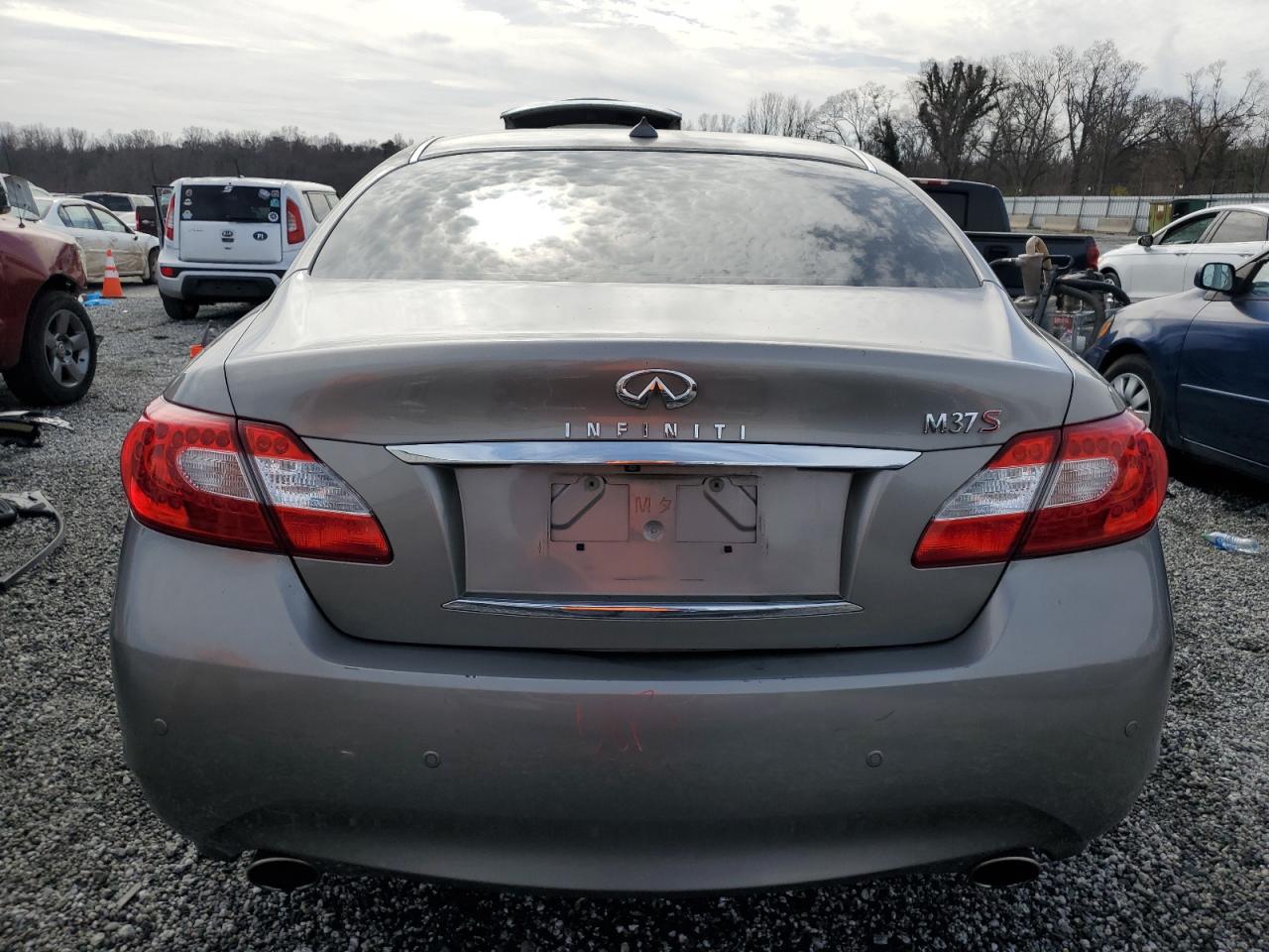 2013 Infiniti M VIN JN1BY1APXDM511042 Copart auction photo, side damage thumbnail 6