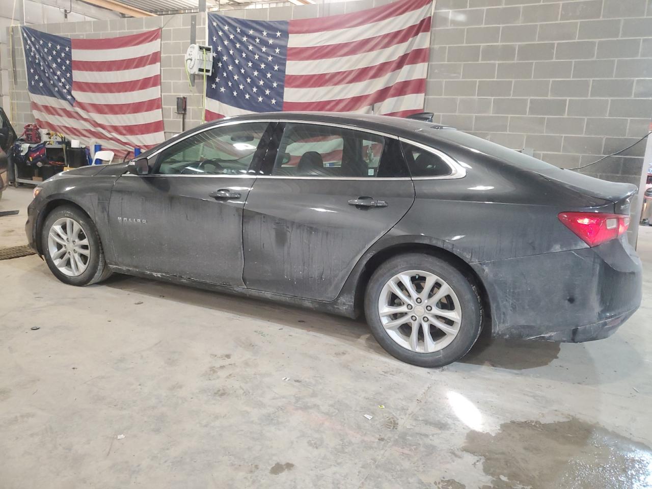 2017 Chevrolet Malibu VIN 1G1ZE5ST9HF194994 Copart auction photo, side / front end damage thumbnail 2