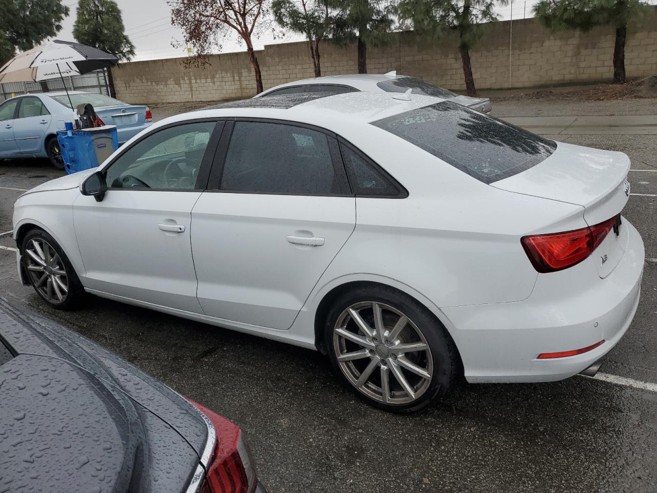 2016 Audi A3 VIN WAUB8GFFXG1011563 Copart auction photo, front end / side damage thumbnail 2