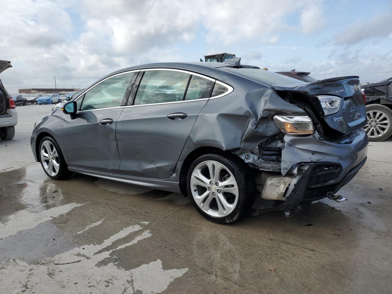 2018 Chevrolet Cruze VIN 1G1BF5SM4J7150974 Copart auction photo, rear end / side damage thumbnail 2