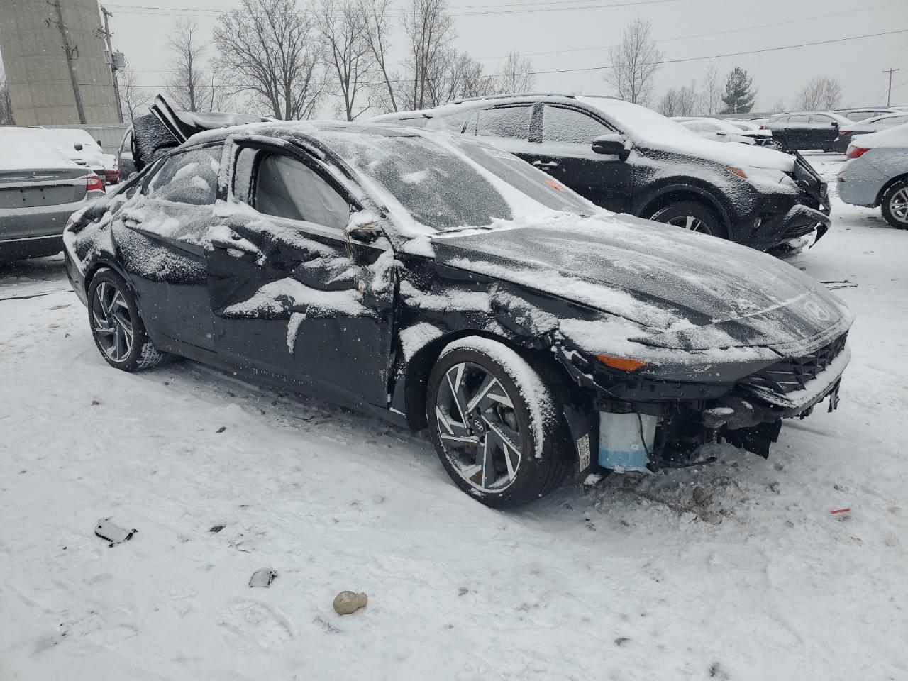 2024 Hyundai Elantra VIN KMHLS4DG0RU659591 Copart auction photo, all over damage thumbnail 4