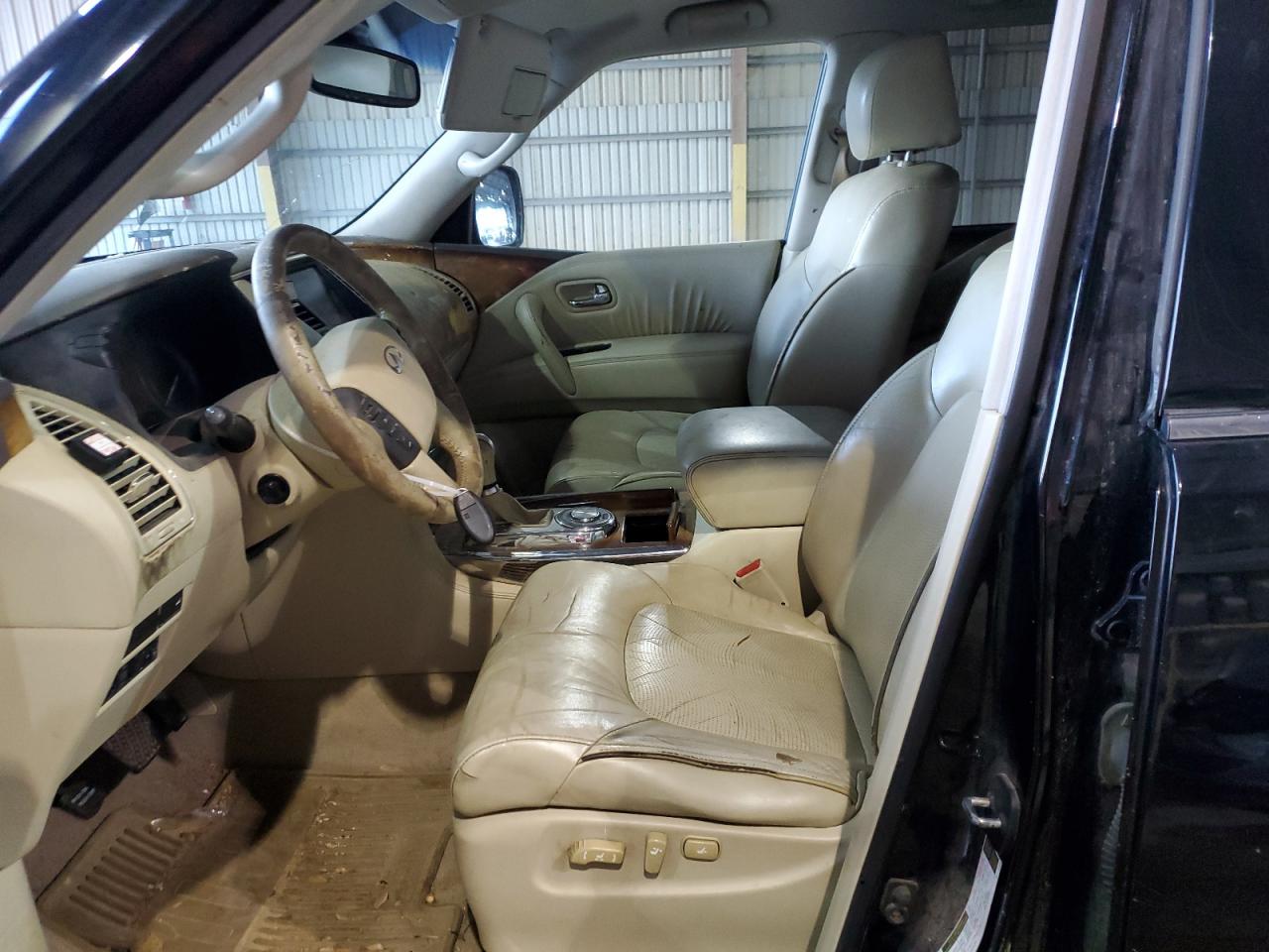 2012 Infiniti QX56 VIN JN8AZ2NF0C9515880 Copart auction photo, mechanical damage thumbnail 9