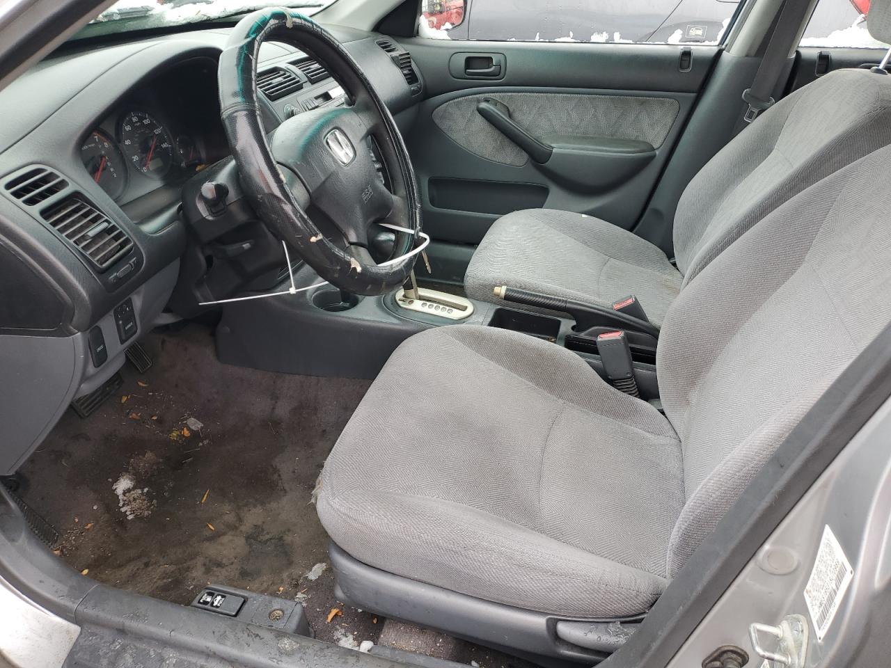 2001 Honda Civic VIN JHMES16531S010969 Copart auction photo, front end damage thumbnail 7