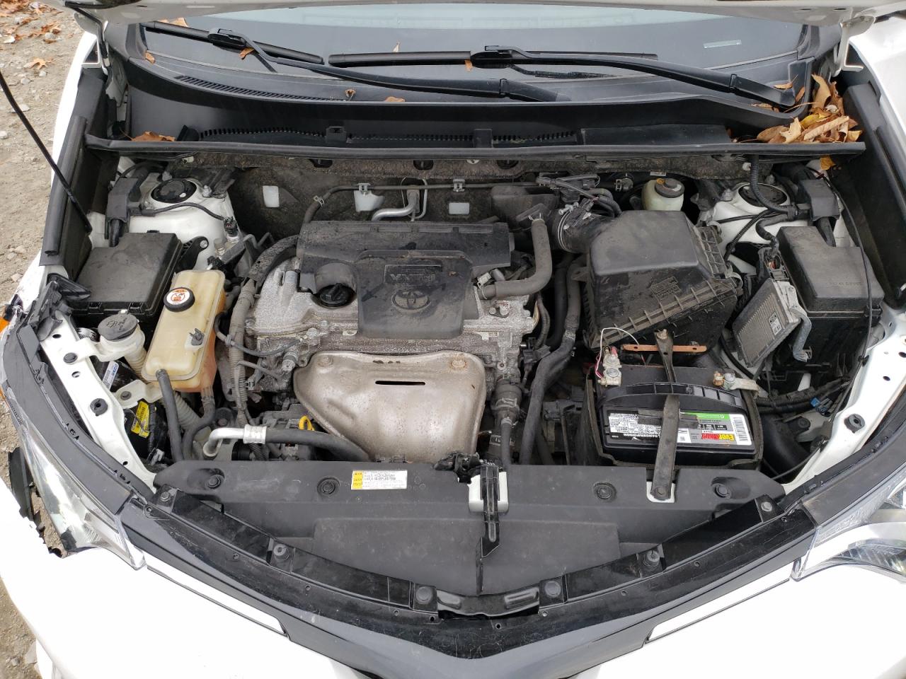 2018 Toyota RAV 4 VIN JTMBFREV6JD242124 Copart auction photo, front end / side damage thumbnail 11