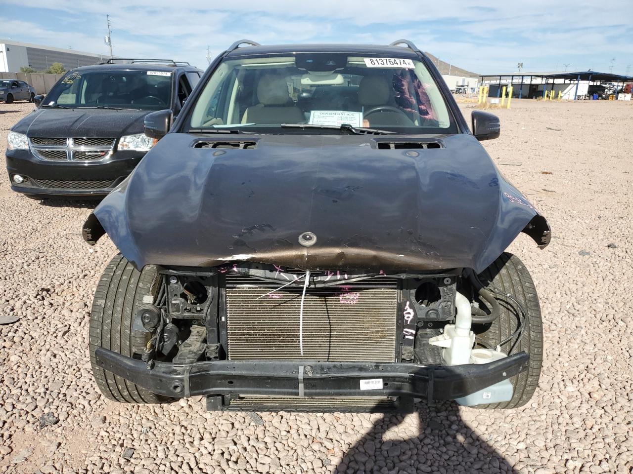 2018 Mercedes-Benz GLE VIN 4JGDA5HB7JB081789 Copart auction photo, front end damage thumbnail 5