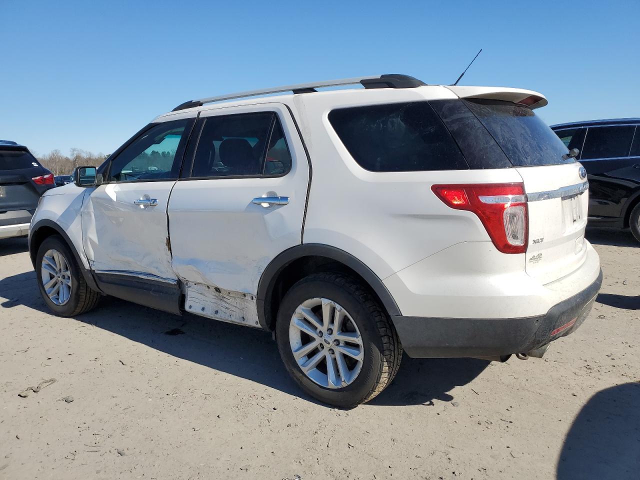 2014 Ford Explorer VIN 1FM5K8D89EGB39942 Copart auction photo, side damage thumbnail 2