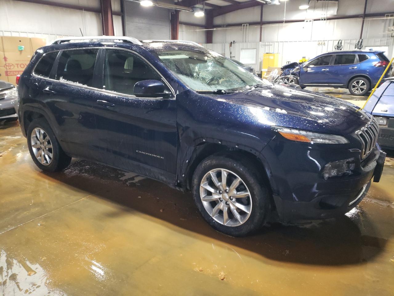 2014 Jeep Grand Cherokee VIN 1C4PJMDSXEW266306 Copart auction photo, front end / side damage thumbnail 4