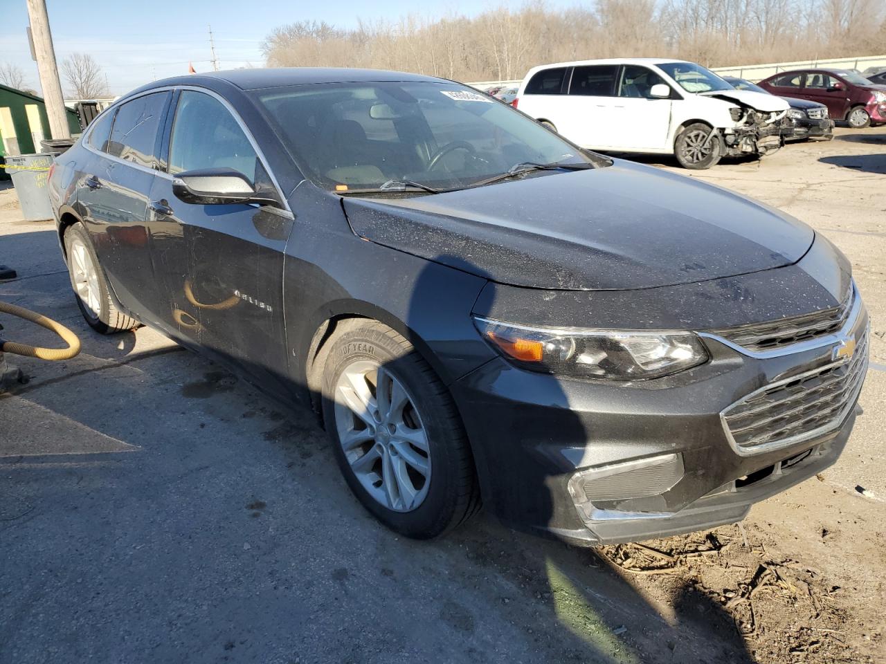 2017 Chevrolet Malibu VIN 1G1ZE5STXHF126591 Copart auction photo, side / minor dent/scratches damage thumbnail 4